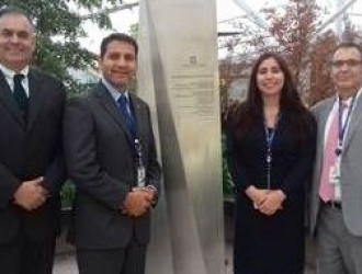 Socias y socios Aprajud presentes inauguran nuevo edificio de los Juzgados de Familia de Santiago