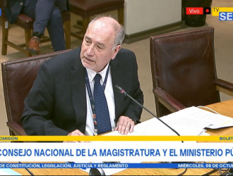 APRAJUD EXPONE ANTE COMISIÓN DE CONSTITUCIÓN DEL SENADO POR PROYECTO DE NUEVO GOBIERNO JUDICIAL