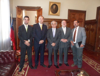 Reunión protocolar con el Presidente de la Excma.Corte Suprema.