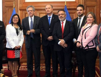 Nuevo Directorio APRAJUD se reúne con el Presidente de la Corte Suprema